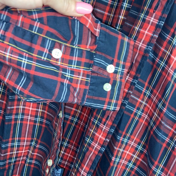 Vintage plaid Tommy Hilfiger Plaid button-down - Picture 8 of 11